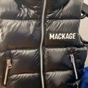 Mackage Shiny Black Puffer Jacket